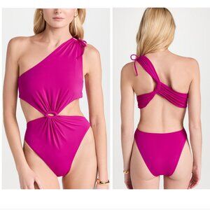 AGUA BENDITA Bloom Suki one pc cutout swimsuit NWT sz XL